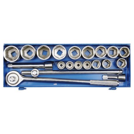 Sada nástrčných kľúčov 20 kusov 3/4" 22-50 mm