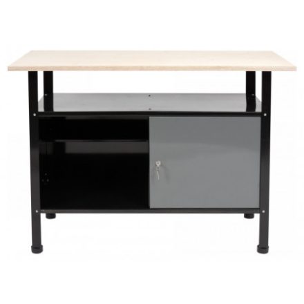 VOREL Skriňový pracovný stôl s 1 dverami 1160 x 600 x 830 mm