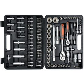 STHOR Sada nástrčných kľúčov 94 kusov 1/4", 1/2"   STHOR Sada nástrčných kľúčov 94 kusov 1/4", 1/2"