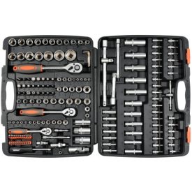 STHOR Sada nástrčných kľúčov 173 kusov 1/4", 3/8", 1/2" CrV   STHOR Sada nástrčných kľúčov 173 kusov 1/4", 3/8", 1/2" CrV