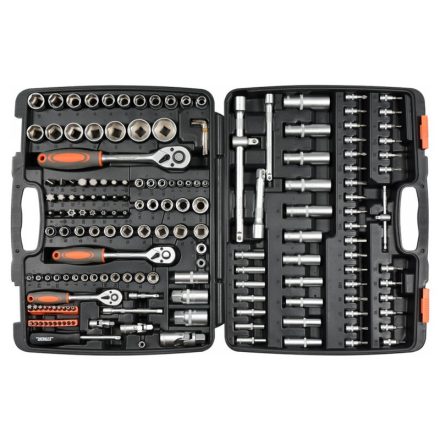 STHOR Sada nástrčných kľúčov 173 kusov 1/4", 3/8", 1/2" CrV