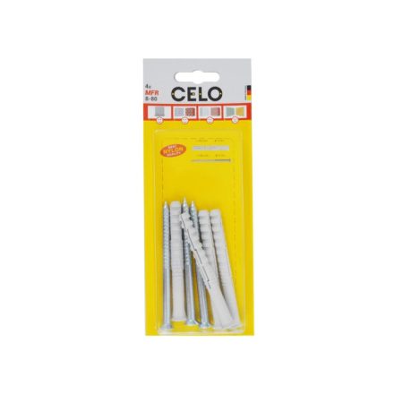 CELO Plastová hmoždinka MFR 8-80 SB TX (4ks)