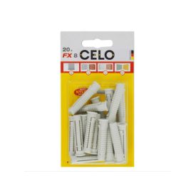 CELO FX 8 univerzálne nylonové hmoždinky (20ks) CELO FX 8 univerzálne nylonové hmoždinky (20ks)