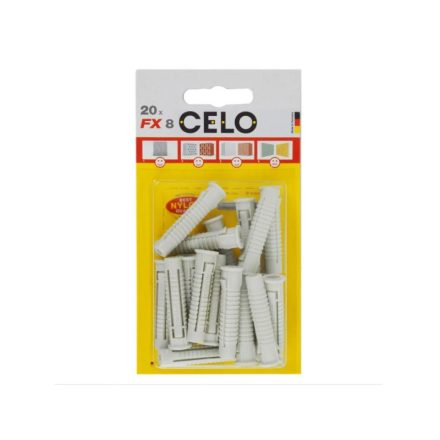 CELO FX 8 univerzálne nylonové hmoždinky (20ks)