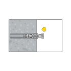 CELO NF 8 krídlová hmoždinka + 5 x 50 háková skrutka (5 ks)