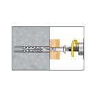 CELO NF 8 krídlová hmoždinka + 5 x 50 háková skrutka (5 ks)