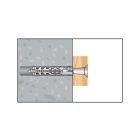 CELO NF 8 krídlová hmoždinka + 5 x 50 háková skrutka (5 ks)