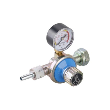 Tlakový regulačný ventil s manometrom 0-4 bar 1/4" x 3/8" vonkajší závit 9 mm adaptér na pripojenie hadice
