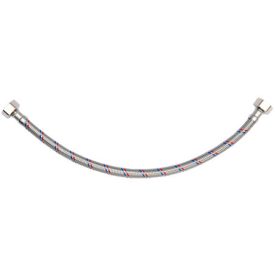WALL Flexibilná spojovacia rúrka 1/2" x 1/2" 400 mm vnútorná-vnútorná   WALL Flexibilná spojovacia rúrka 1/2" x 1/2" 400 mm vnútorná-vnútorná