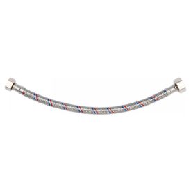 WALL Flexibilná spojovacia rúrka 1/2" x 3/8" 300 mm vnútorná-vnútorná   WALL Flexibilná spojovacia rúrka 1/2" x 3/8" 300 mm vnútorná-vnútorná