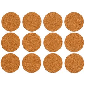 VOREL Samolepiaca nábytková podložka na nohy okrúhly korok 28 mm (12 ks)   VOREL Samolepiaca nábytková podložka na nohy okrúhly korok 28 mm (12 ks)