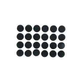 VOREL Samolepiaca protišmyková nábytková podložka pod nohy okrúhla čierna 10 mm (24 ks)   VOREL Samolepiaca protišmyková nábytková podložka pod nohy okrúhla čierna 10 mm (24 ks)
