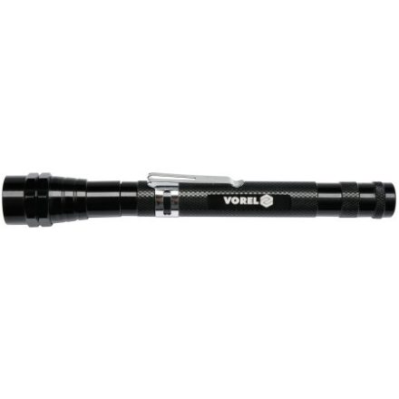 VOREL Snímací magnet s teleskopickou rukoväťou a LED svetlom 170-565 mm