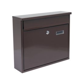 VOREL Poštová schránka hnedá s 2 kľúčmi 310 x 360 x 100 mm   VOREL Poštová schránka hnedá s 2 kľúčmi 310 x 360 x 100 mm