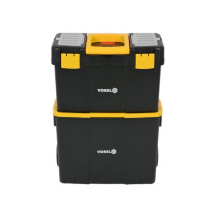 VOREL Box na náradie na kolieskach 2 diely 460 x 260 x 630 mm