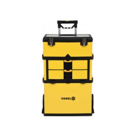 VOREL Box na náradie na kolieskach 3 diely 540 x 370 x 850 mm   VOREL Box na náradie na kolieskach 3 diely 540 x 370 x 850 mm