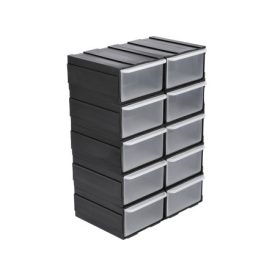 VOREL Zásuvkový skrutkový držiak 10 zásuviek 225 x 155 x 100 mm   VOREL Zásuvkový skrutkový držiak 10 zásuviek 225 x 155 x 100 mm