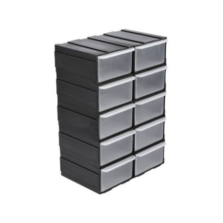 VOREL Zásuvkový skrutkový držiak 10 zásuviek 225 x 155 x 100 mm