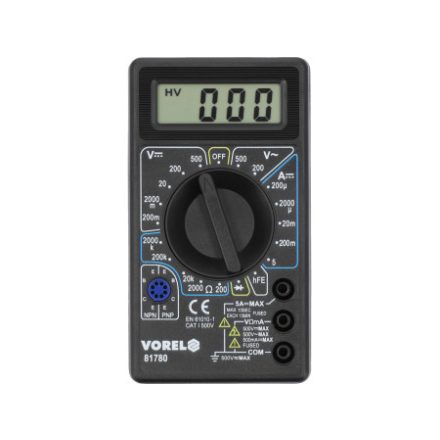 VOREL Digitálny multimeter
