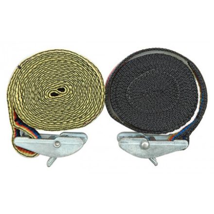 VOREL Sada popruhov na zaistenie nákladu 2 diely 2,5 m x 25 mm