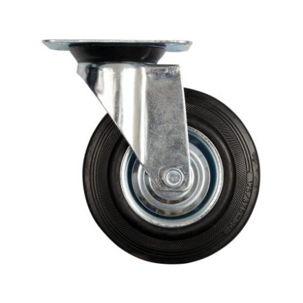 VOREL Priemyselná otočná vidlica kolesa 75 mm 75 kg