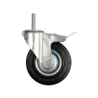 VOREL Priemyselná otočná vidlica kolesa 200 mm 150 kg