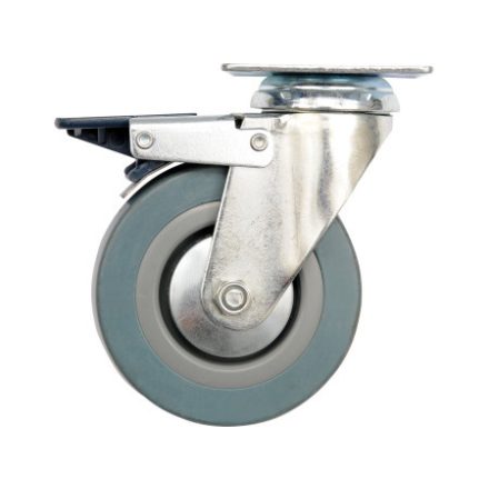VOREL Priemyselné koleso s otočnou brzdou vidlice 75 mm 30 kg