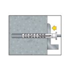 CELO MFR SB hmoždinka so zápustnou hlavou so šesťhrannou hlavou integrovanou podložkou 8 x 80 (4 ks)