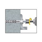 CELO MFR SB hmoždinka so zápustnou hlavou so šesťhrannou hlavou integrovanou podložkou 8 x 80 (4 ks)