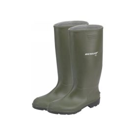 DUNLOP Gumové čižmy, odolné voči kyselinám a zásadám, zelené 40   DUNLOP Gumové čižmy, odolné voči kyselinám a zásadám, zelené 40