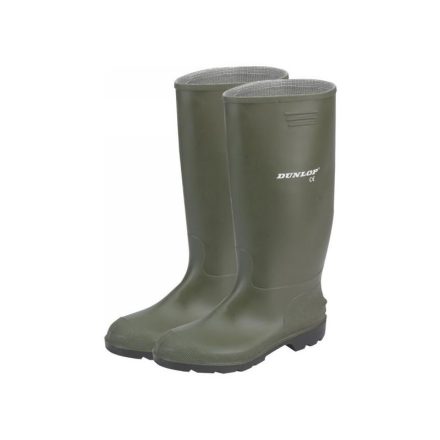 DUNLOP Gumové čižmy, odolné voči kyselinám a zásadám, zelené 40