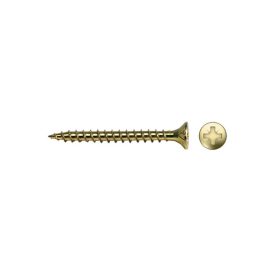 Skrutka do drevotriesky CELO VELOX 6,0 x 40 mm, plný závit, PZ, žltý zinok (175 ks)   Skrutka do drevotriesky CELO VELOX 6,0 x 40 mm, plný závit, PZ, žltý zinok (175 ks)