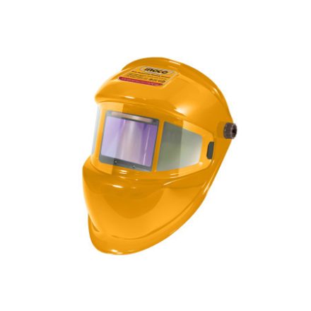 INGCO Automatický zvárací štít s 4 senzormi 180° zorné pole