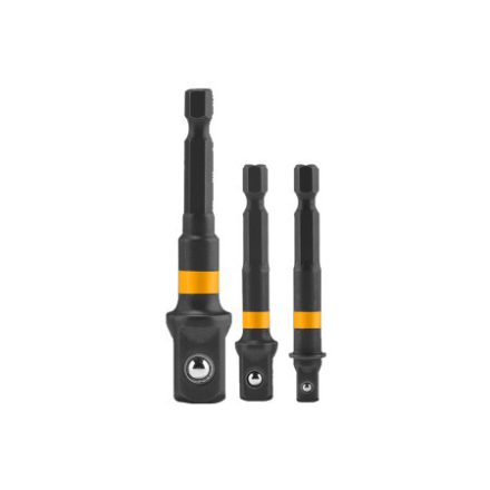 INGCO Adaptér pre kľúč 3 kusy 1/4" Hex-->1/2", 1/4", 3/8"