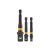 INGCO Adaptér pre kľúč 3 kusy 1/4" Hex-->1/2", 1/4", 3/8"