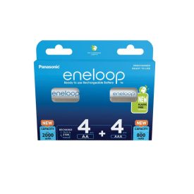 ENELOOP AAA/mikro 1,2 V 800 mAh batéria + AA/tužková batéria 1,2 V 2000 mAh (4-4 ks)   ENELOOP AAA/mikro 1,2 V 800 mAh batéria + AA/tužková batéria 1,2 V 2000 mAh (4-4 ks)