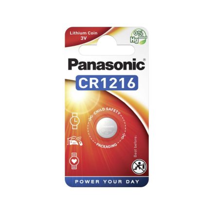 PANASONIC CR1216 lítiový gombíkový článok 3 V