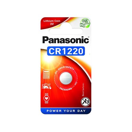 Lítiový mincový článok PANASONIC CR1220 3 V
