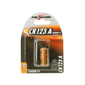 ANSMANN CR123 Lítiová batéria 1 ks/balenie ANSMANN CR123 Lítiová batéria 1 ks/balenie