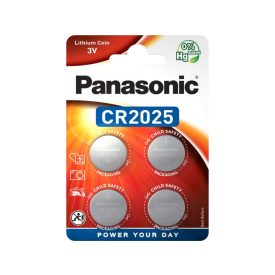 PANASONIC CR2025 lítiový mincový článok 3 V (4 ks) PANASONIC CR2025 lítiový mincový článok 3 V (4 ks)