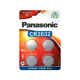 PANASONIC CR2032 lítiový mincový článok 3 V (4 ks) PANASONIC CR2032 lítiový mincový článok 3 V (4 ks)