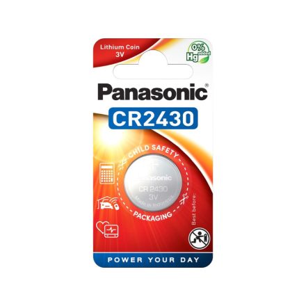 Lítiový gombíkový článok PANASONIC CR2430 3 V