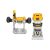 DEWALT Súprava horných a okrajových fréz 900 W (kufor) D26204K