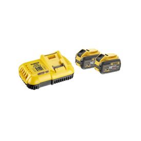 DEWALT FlexVolt Súprava batérie a rýchlonabíjačky 18 V (2 x 9 Ah batérie) DCB118X2   DEWALT FlexVolt Súprava batérie a rýchlonabíjačky 18 V (2 x 9 Ah batérie) DCB118X2