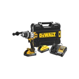 DEWALT Akumulátorový vŕtací skrutkovač, 18 V, 168 Nm (2 x 5,0 Ah batéria + nabíjačka) TSTAK   DEWALT Akumulátorový vŕtací skrutkovač, 18 V, 168 Nm (2 x 5,0 Ah batéria + nabíjačka) TSTAK