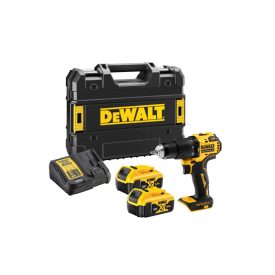 DEWALT Akumulátorová príklepová vŕtačka 18 V bez uhlíkovej kefky (2 x 4,0 Ah akumulátor + nabíjačka + TSTAK) DCD709M2T   DEWALT Akumulátorová príklepová vŕtačka 18 V bez uhlíkovej kefky (2 x 4,0 Ah akumulátor + nabíjačka + TSTAK) DCD709M2T