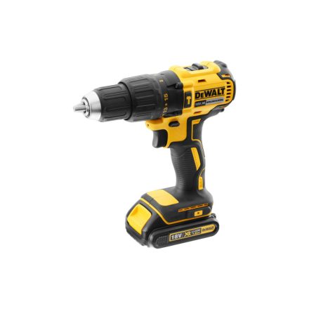DEWALT Akumulátorová príklepová vŕtačka 18 V bez uhlíkovej kefky (2 x 1,5 Ah akumulátor + nabíjačka + TSTAK) DCD778S2T