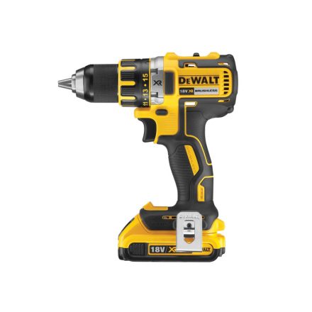 DEWALT Akumulátorová príklepová vŕtačka 18 V (2 x 2,0 Ah akumulátor + nabíjačka) DCD790D2