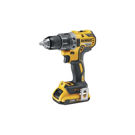 DEWALT Akumulátorový vŕtací skrutkovač 18 V bez uhlíkovej kefky (2 x 2,0 Ah akumulátor + nabíjačka) DCD791D2