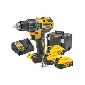 DEWALT Akumulátorový vŕtací skrutkovač 18 V bez uhlíkovej kefky (3 x 5,0 Ah akumulátor + nabíjačka) DCD791P3A   DEWALT Akumulátorový vŕtací skrutkovač 18 V bez uhlíkovej kefky (3 x 5,0 Ah akumulátor + nabíjačka) DCD791P3A